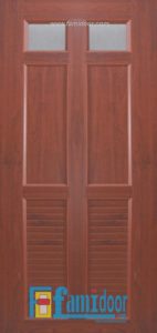 Cửa nhựa Đài Loan YB-46 ở Showroom Famidoor 0855.400.400