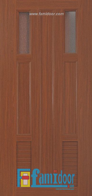Cửa nhựa Đài Loan YY-23 ở Showroom Famidoor 0828.400.400