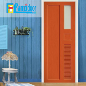  Cửa nhựa vân in fmd 01 tại Showroom Famidoor được làm từ những hạt nhựa cao cấp