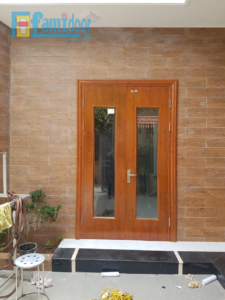 Cửa thép vân gỗ SGD 6