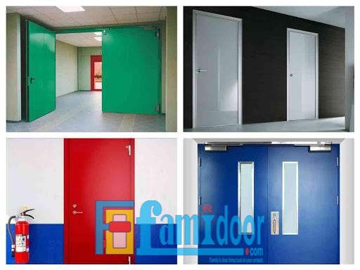 cửa thép chống cháy 2 cánh