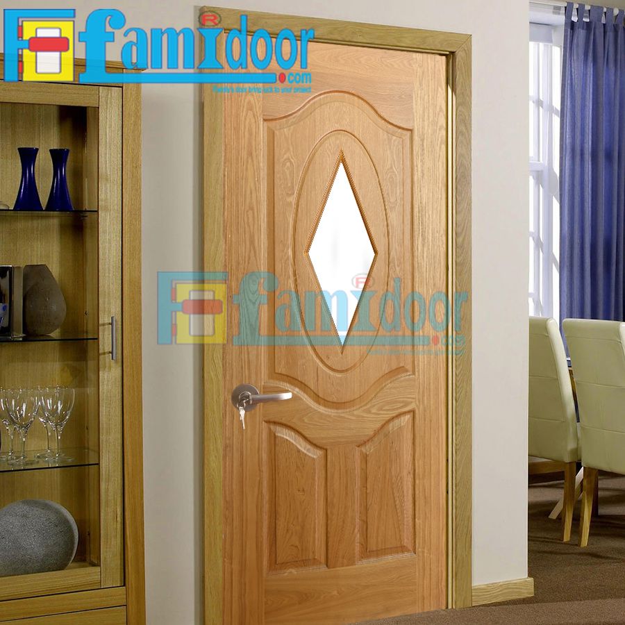 Cửa Gỗ HDF.3B.GO-ASH