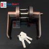KHÓA CỬA ĐẠI SẢNH TRÒN GẠT SG-J02 NÂU