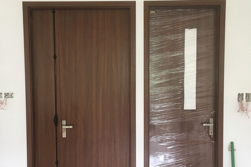 Những lưu ý khi thi công cửa nhựa giả gỗ
