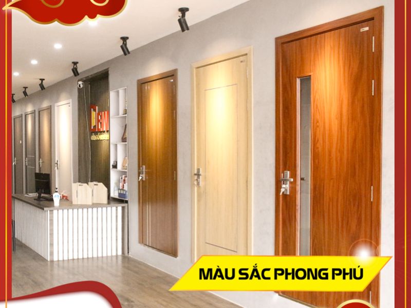 Màu sắc cửa sang trọng