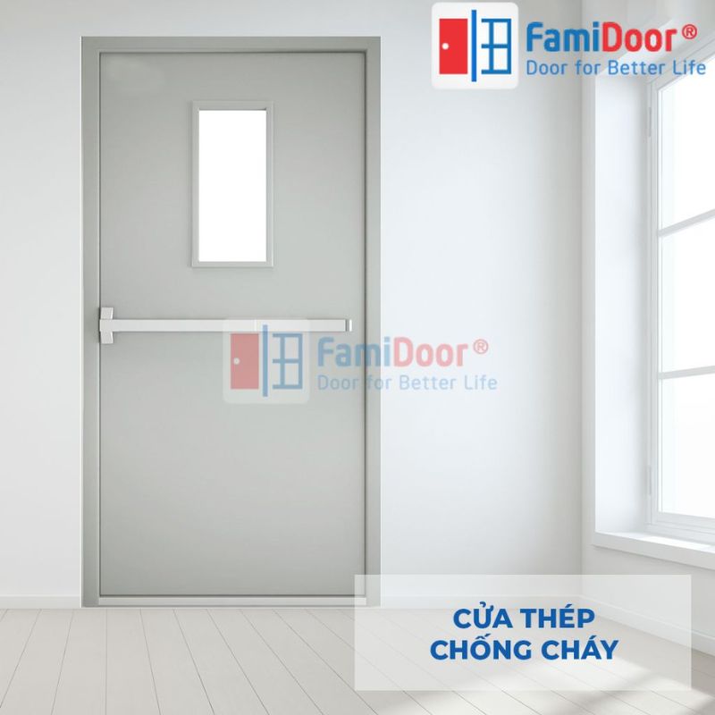 Cửa chống cháy ngăn khói độc hiệu quả