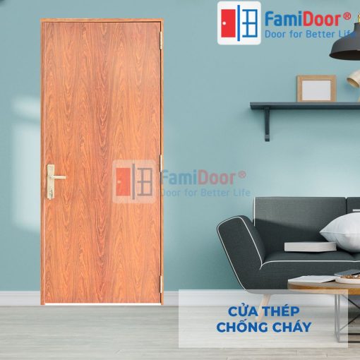 cửa thép vân gỗ