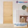 Cửa gỗ công nghiệp MDF Laminate P1 van ngang