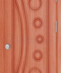 Cửa gỗ công nghiệp HDF Veneer SGD 1K Xoan dao (1)