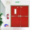 Cửa thép chống cháy GHD Cua thep doi chong chay