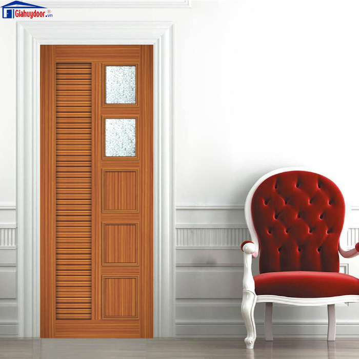 SGD NG-Y26 Cửa nhựa gỗ ghép thanh GHD NG-Y26