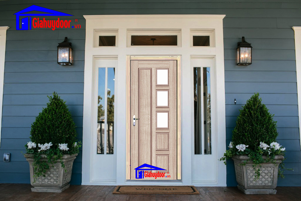 cửa gỗ công nghiệp HDF VENEER - Gia Huy Door 0886.500.500