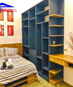 NỘI THẤT TỦ GỖ KỆ GỖ 92