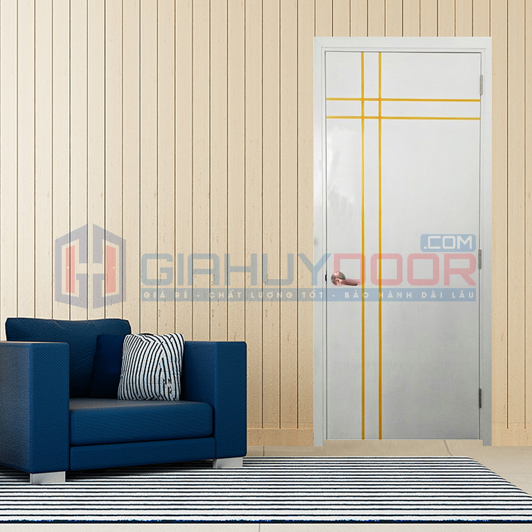 Cửa gỗ MDF Melamine công nghiệp Cửa MDF tại Giahuydoor