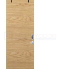 Cửa gỗ công nghiệp MDF Veneer lua truot treo ray