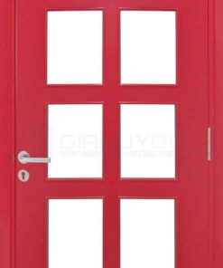 Cửa gỗ công nghiệp MDF Veneer P1G9 hong