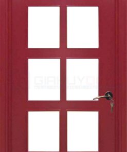 Cửa gỗ công nghiệp MDF Veneer P1G9 mau do