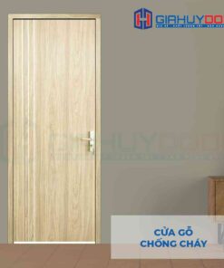 Cửa gỗ chống cháy GCC MDF Laminate P1R2 23029