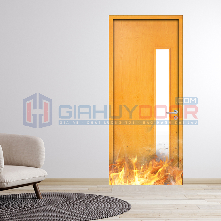 Mẫu 19: Cửa gỗ thoát hiểm Mẫu 19: Cửa gỗ thoát hiểm