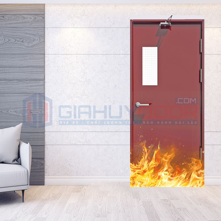 Mẫu 11: Cửa thép vân gỗ thoát hiểm Mẫu 11: Cửa thép vân gỗ thoát hiểm