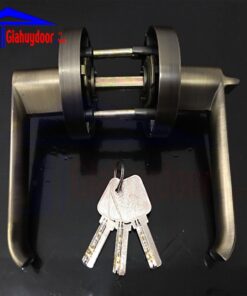 Khóa cửa tròn gạt J02 màu Rêu