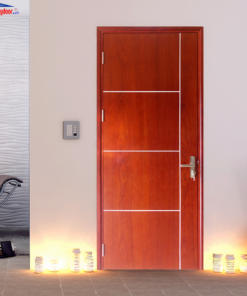 Cửa gỗ công nghiệp GHD MDF Laminate P1R4b XoanĐào 0886500500