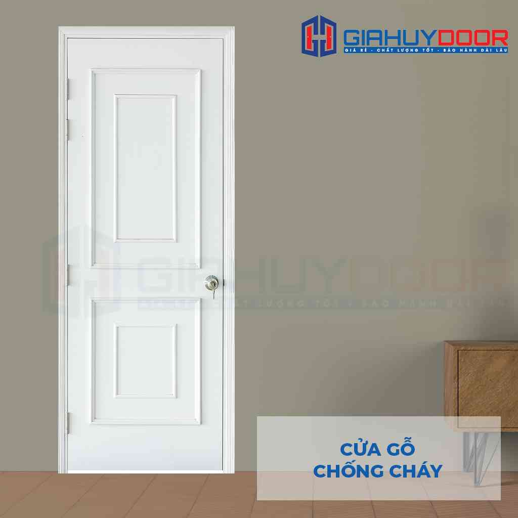 mẫu cửa gỗ chống cháy