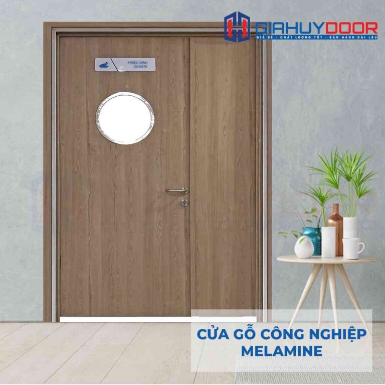 Cửa gỗ công nghiệp MDF Melamine P2G0 Cửa gỗ công nghiệp MDF Melamine P2G0