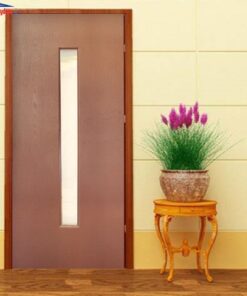 Cửa gỗ công nghiệp HDF GHD 1G-C11 - GIAHUYDOOR 0886.500.500