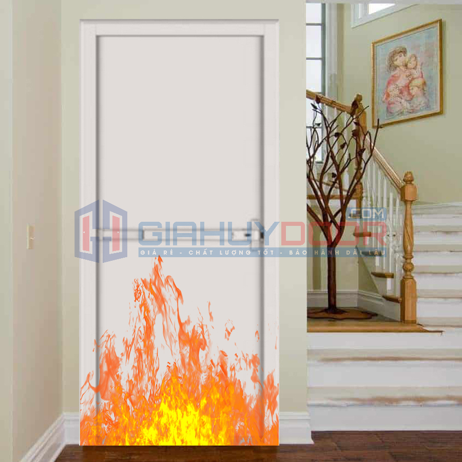 Mẫu cửa chống cháy cầu thang 02