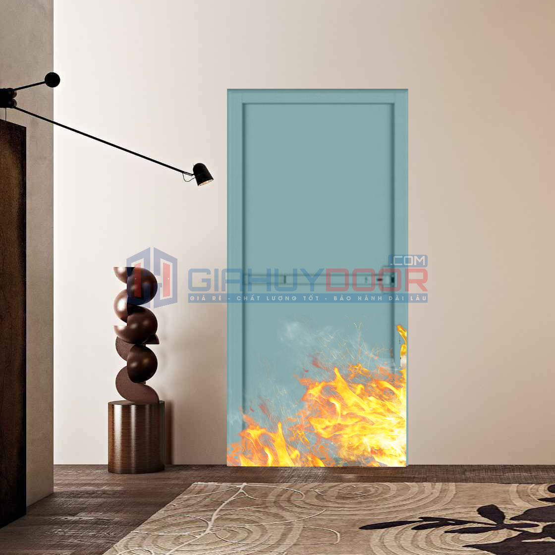 Mẫu 6: Cửa thép chống cháy Mẫu 6: Cửa thép chống cháy