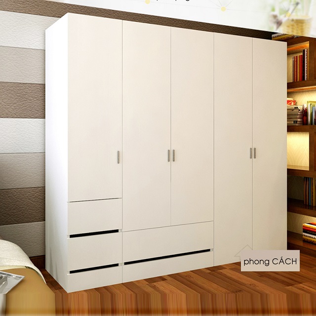 Tủ gỗ công nghiệp nặng hơn cửa nhựa