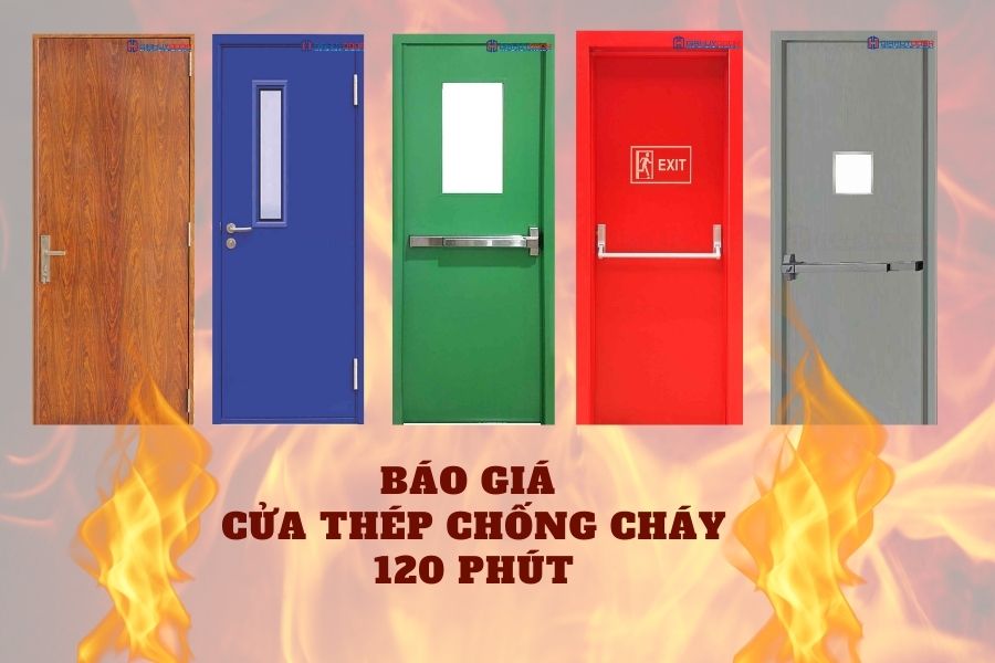 Báo giá cửa thép chống cháy 120 phút - GiaHuyDoor