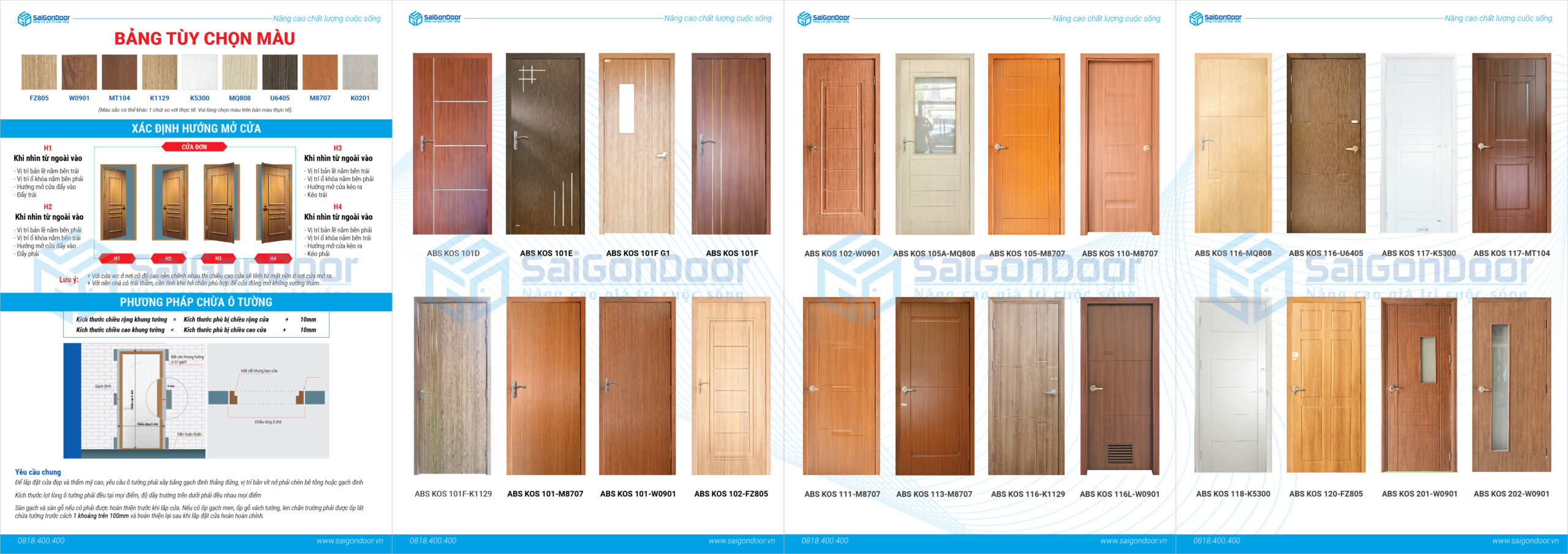 catalogue cửa nhựa ABS Hàn Quốc catalogue cửa nhựa ABS Hàn Quốc