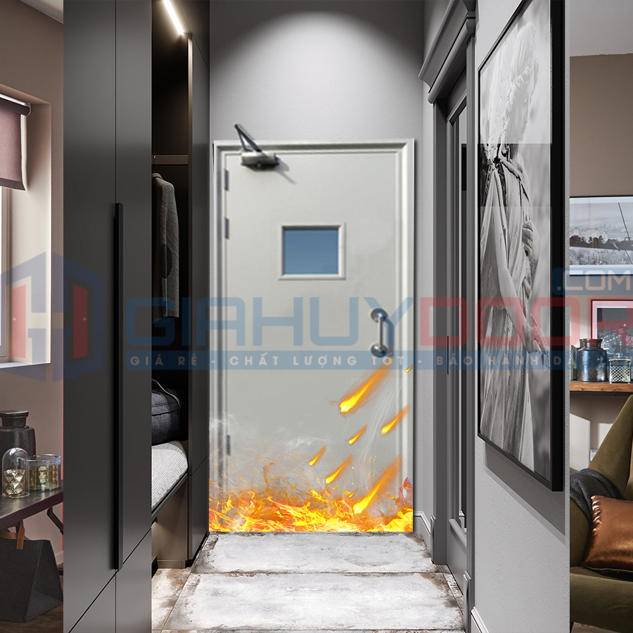 Cửa chống cháy công nghiệp Cửa chống cháy công nghiệp