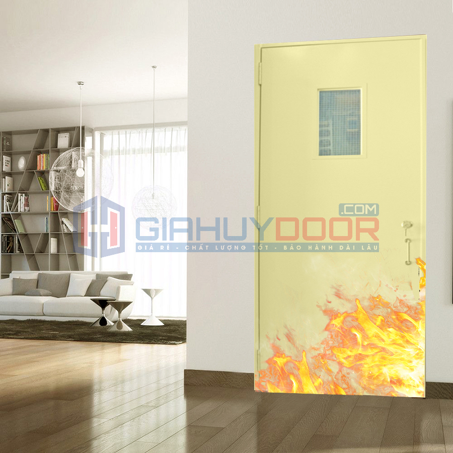 Cửa chống cháy có tốt không Cửa gỗ chống cháy cao cấp