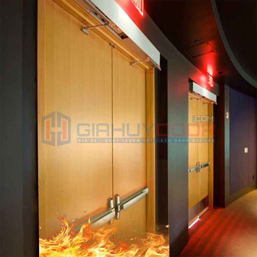 Cửa chống cháy khu vực thoát hiểm chung cư