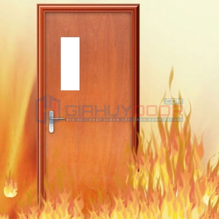 Cửa gỗ chống cháy chung cư