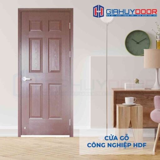 Mẫu cửa gỗ phòng ngủ HDF 6A-C10 thiết kế đơn giản, mẫu mã đẹp Mẫu cửa gỗ phòng ngủ HDF 6A-C10 thiết kế đơn giản, mẫu mã đẹp