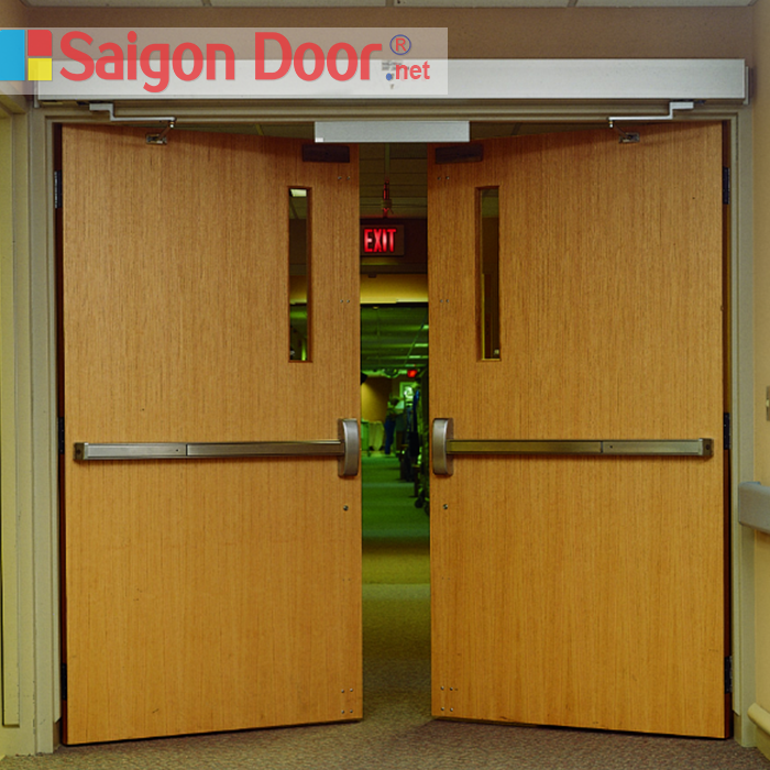 Cửa gỗ chống cháy SGD-P3G2 phong phú về màu sắc. Cửa gỗ chống cháy SGD-P3G2 phong phú về màu sắc.