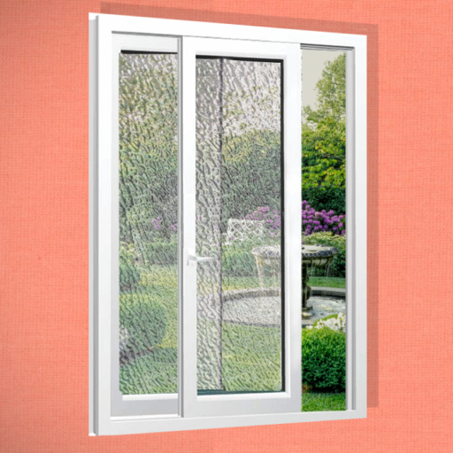 CỬA NHỰA LÕI THÉP SGD-UW05 tính ổn định cao không cong vênh.