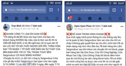 Hành trình đi tìm chủ nhân Facebook cảnh bảo “SaigonDoor lừa đảo”