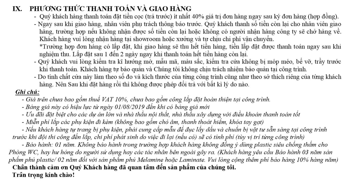 Phuong thuc thanh toan va giao hang