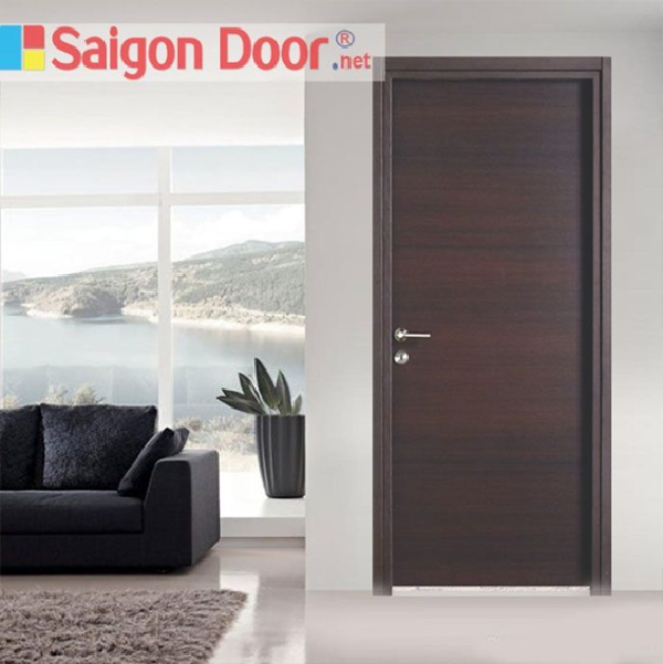 Mẫu cửa gỗ MDF Veneer thiết kế đơn giản nhưng vẫn tôn lên được sự sang trọng, rất thích hợp sử dụng cho cả nhà ở, căn hộ cao cấp hay biệt thự,...