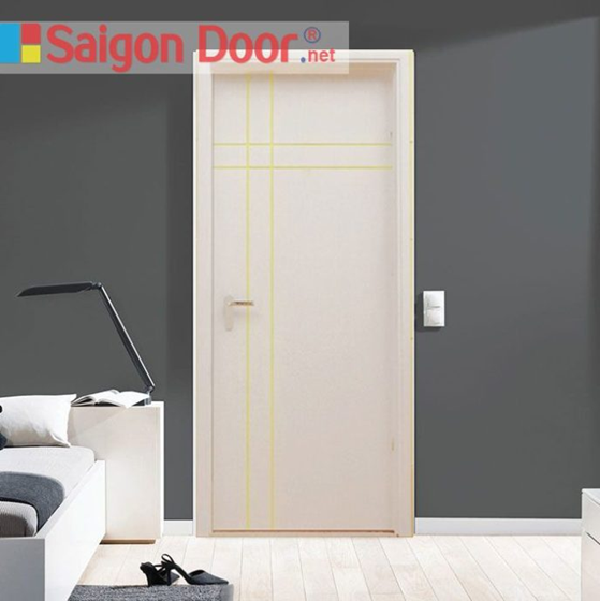 Cửa màu trắng phù hợp với nhiều công trình nhà ở khác nhau