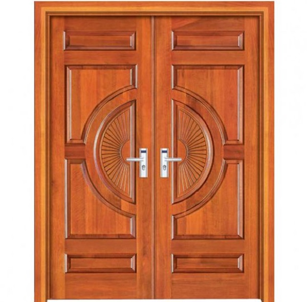 Xem mẫu cửa gỗ đẹp với điểm nhấn là vòng tròn chính giữa, tạo nên sự độc đáo, mới lạ và thu hút