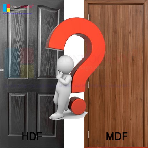 So sánh cửa gỗ công nghiệp HDF và MDF