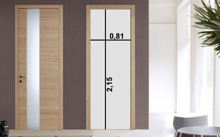 kích thước cửa gỗ công nghiệp