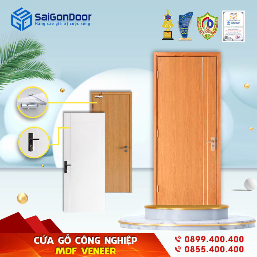 75+ MẪU CỬA GỖ MDF VENEER ĐẸP NHẤT