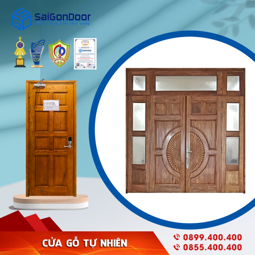 [TOP] 20+ MẪU CỬA GỖ TỰ NHIÊN ĐẸP NHẤT- SaigonDoor®
